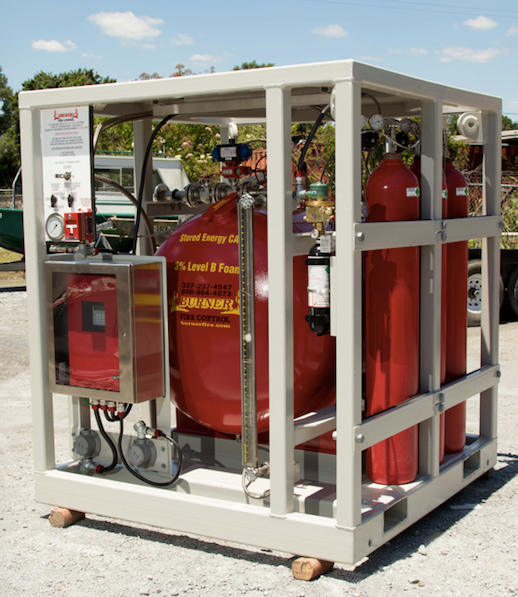 Burner Fire Control Stored-Energy CAFS Skids
